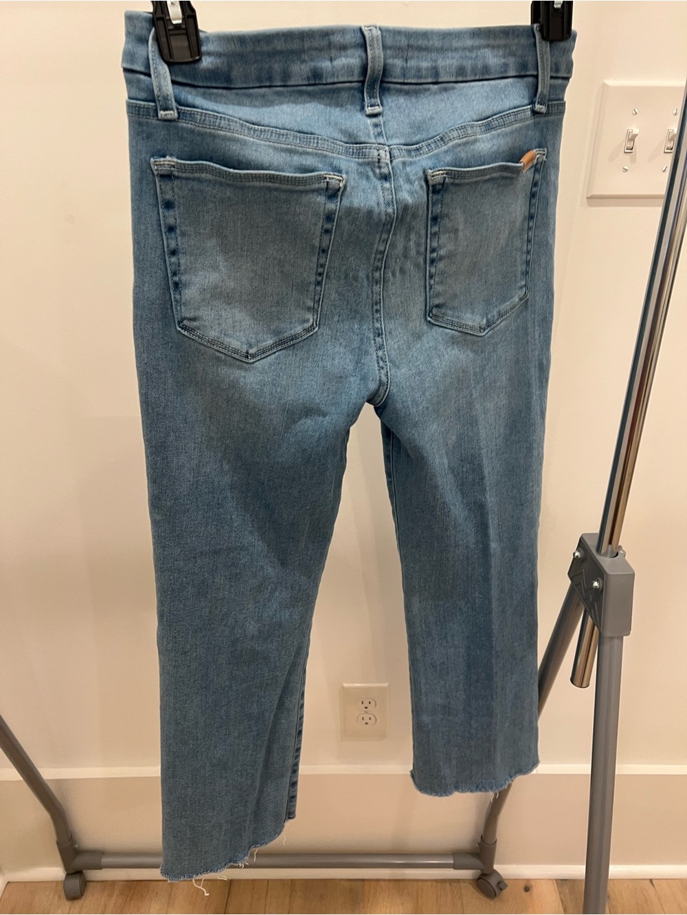 Joe's Jeans Light Blue Cropped Straight Leg Jeans